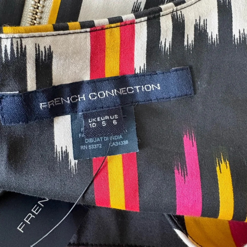 French Connection Matos Ikat Print Sheath Dress - Picture 6 of 8